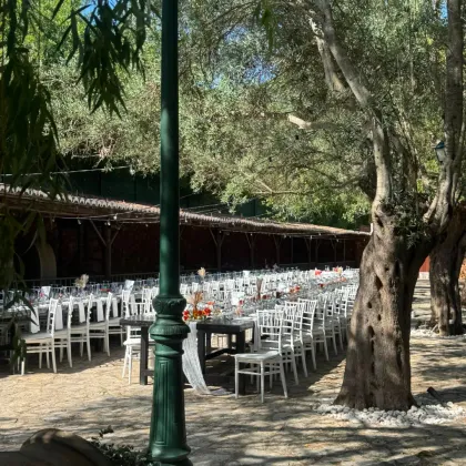 Montagem mesas para casamento